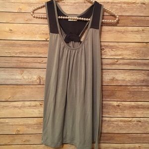 Pretty good brand racerback tank with tie on back